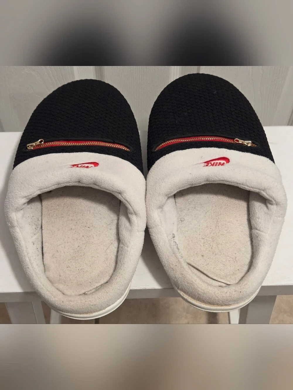 Nike Joe Burrow 'Black Sail University Red' Slippers Slides Unisex Mens Size 13